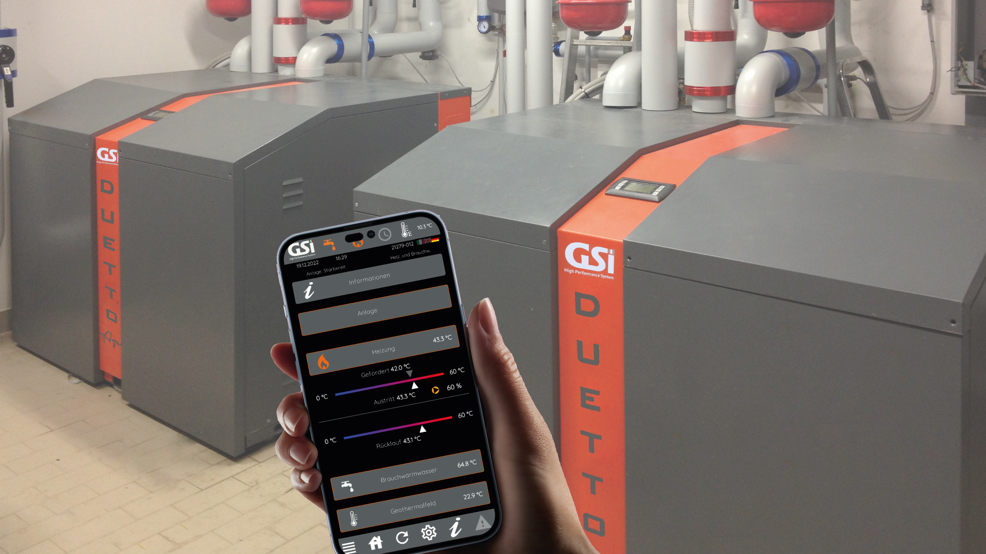DUETTO double circuit 60-90kW heat pumps